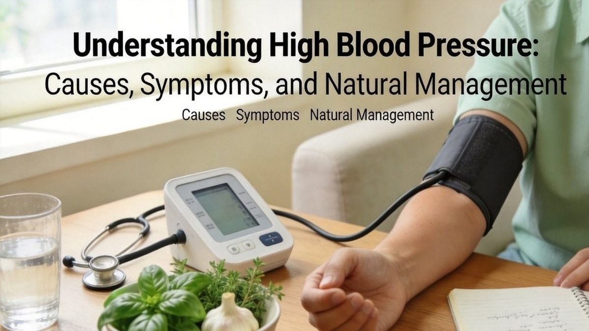 Understanding High Blood Pressure: Causes, Symptoms, and Natural Management