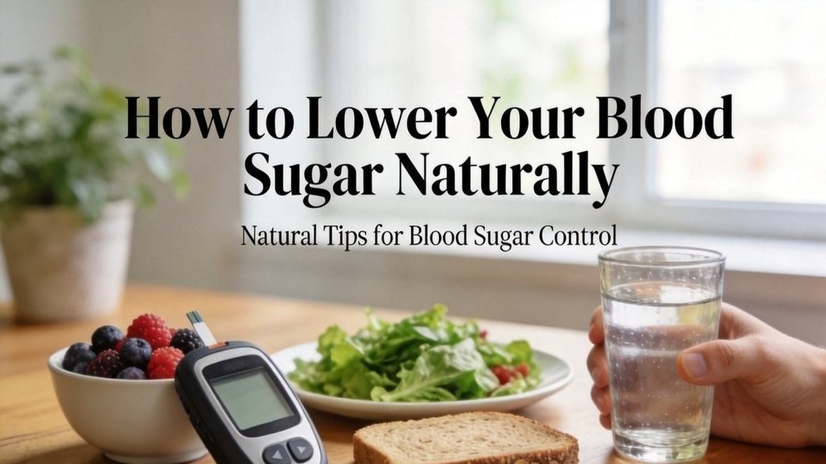 How to Lower Your Blood Sugar Naturally